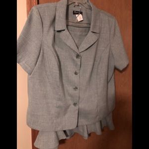 Women’s Skirt Suit Light Blue -24W